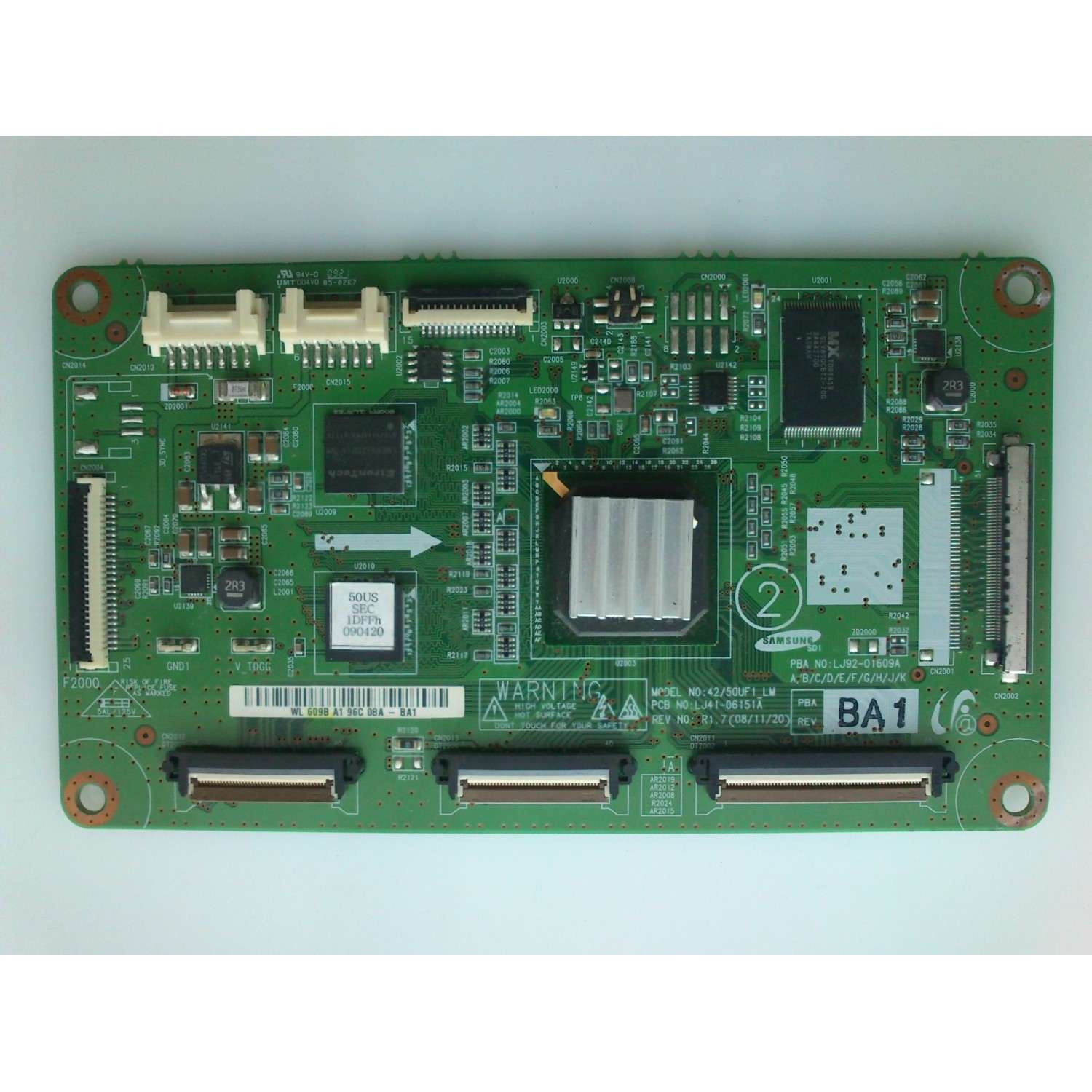 MAIN LOGICA / SAMSUNG BN96-10516A / LJ92-01609B / 609B BA1 / LJ41-06151A / PANEL S50FH-YB04 / MODELOS PN50B850Y1FXZA / PN50B860Y2FXZA